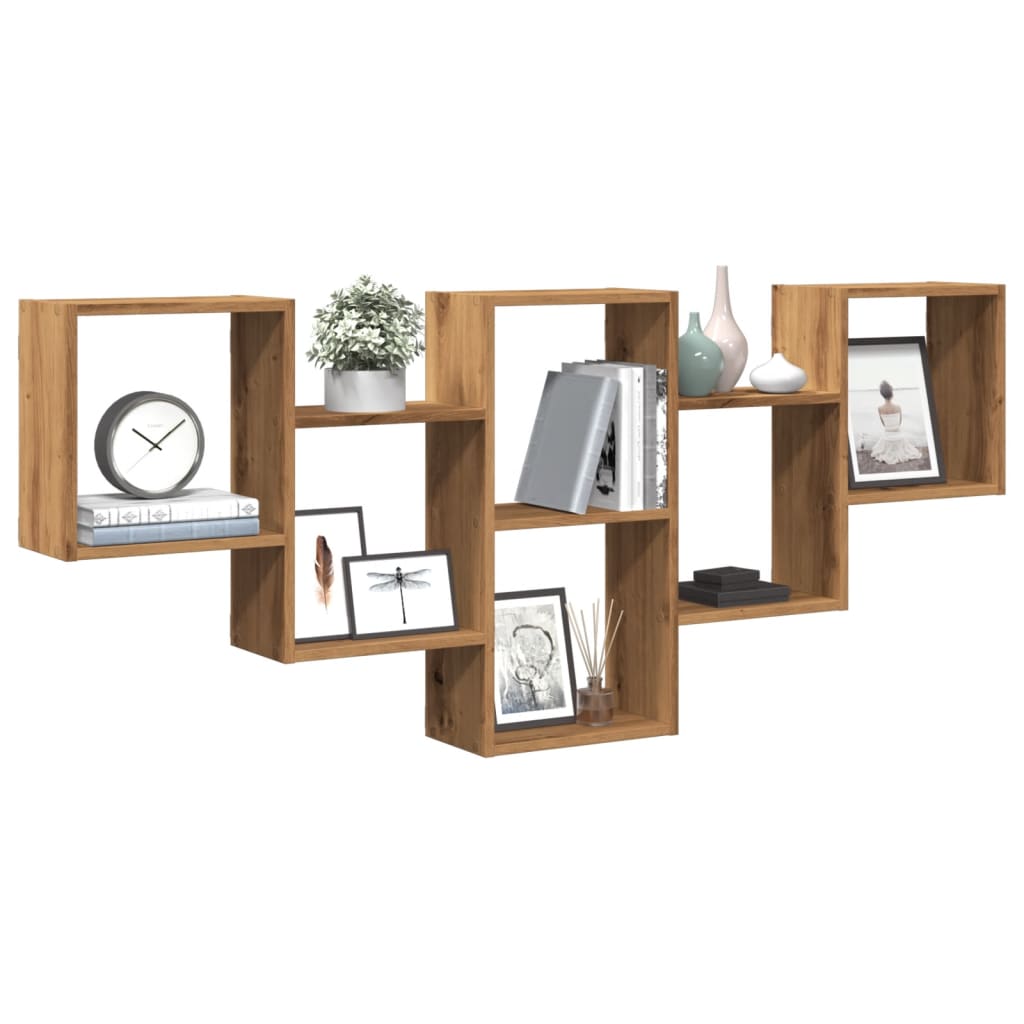 Wandregal Artisan-Eiche 159x18x66 cm Holzwerkstoff