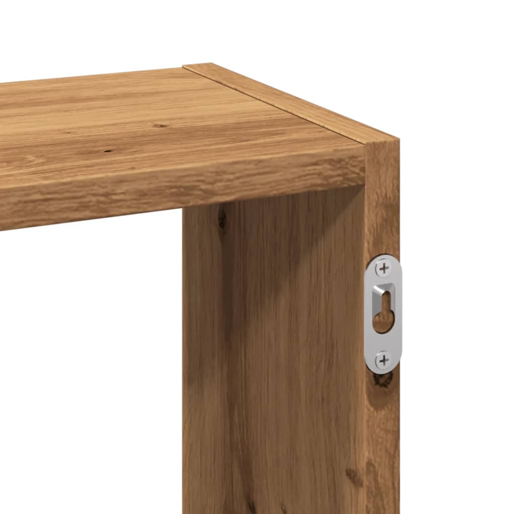 Wandregal Artisan-Eiche 159x18x66 cm Holzwerkstoff