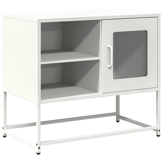TV-Schrank Weiß 68x39x60,5 cm Stahl