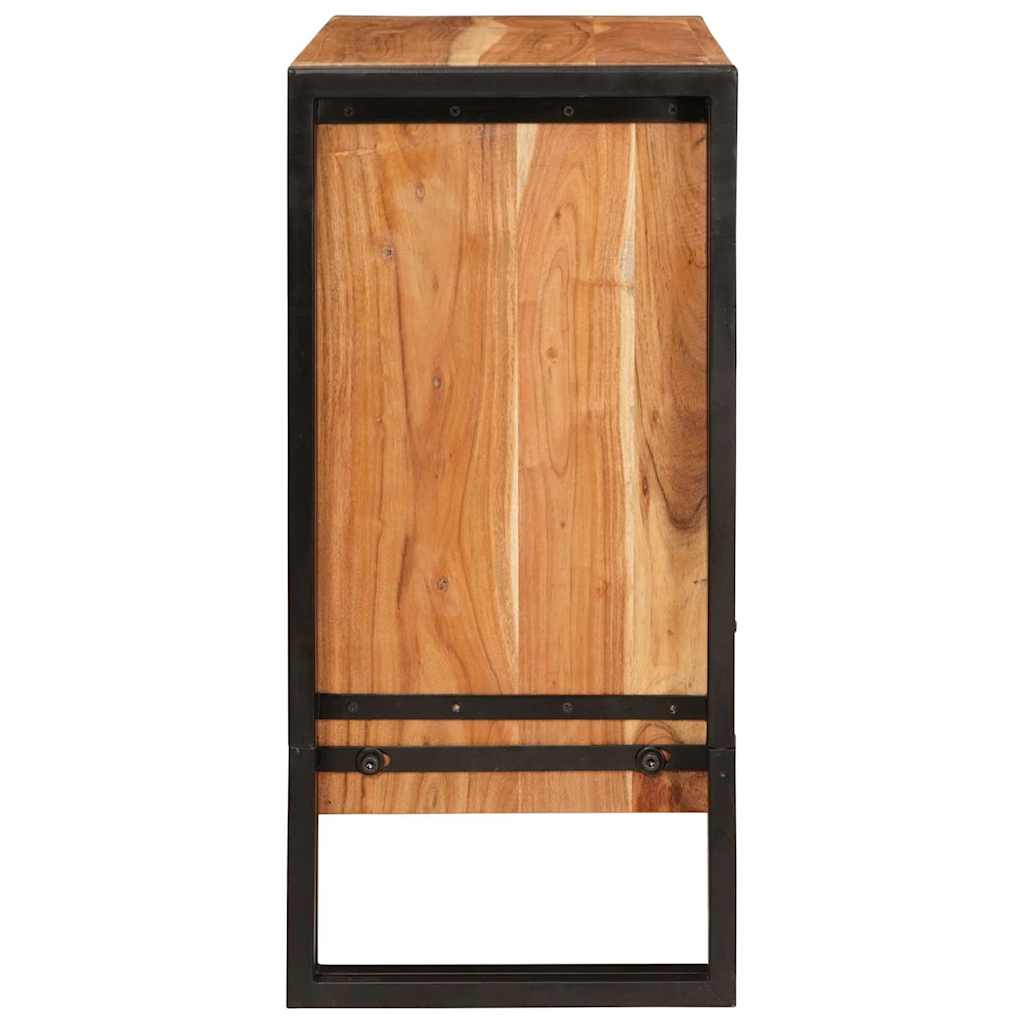 Sideboard Braun 66 x 33 x 70 cm Massivholz Akazie
