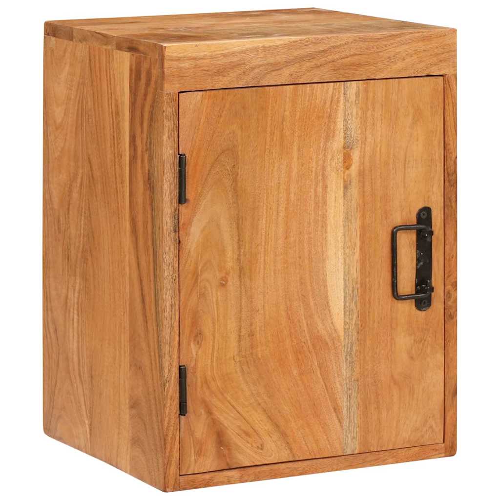 Nachttisch 2 pcs Braun 35 x 33 x 48 cm Massivholz Akazie