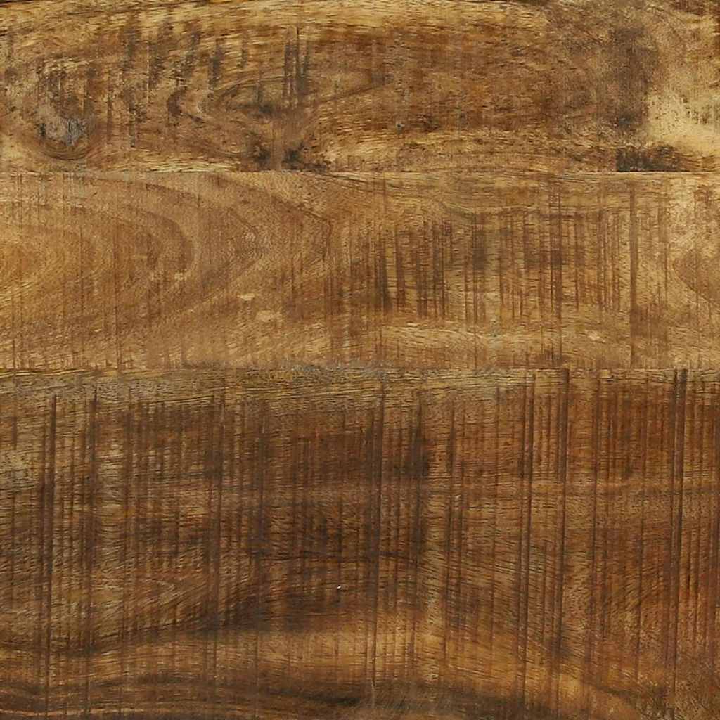 Weinregal Braun und Schwarz 46 x 35 x 27,5 cm Massivholz Mango