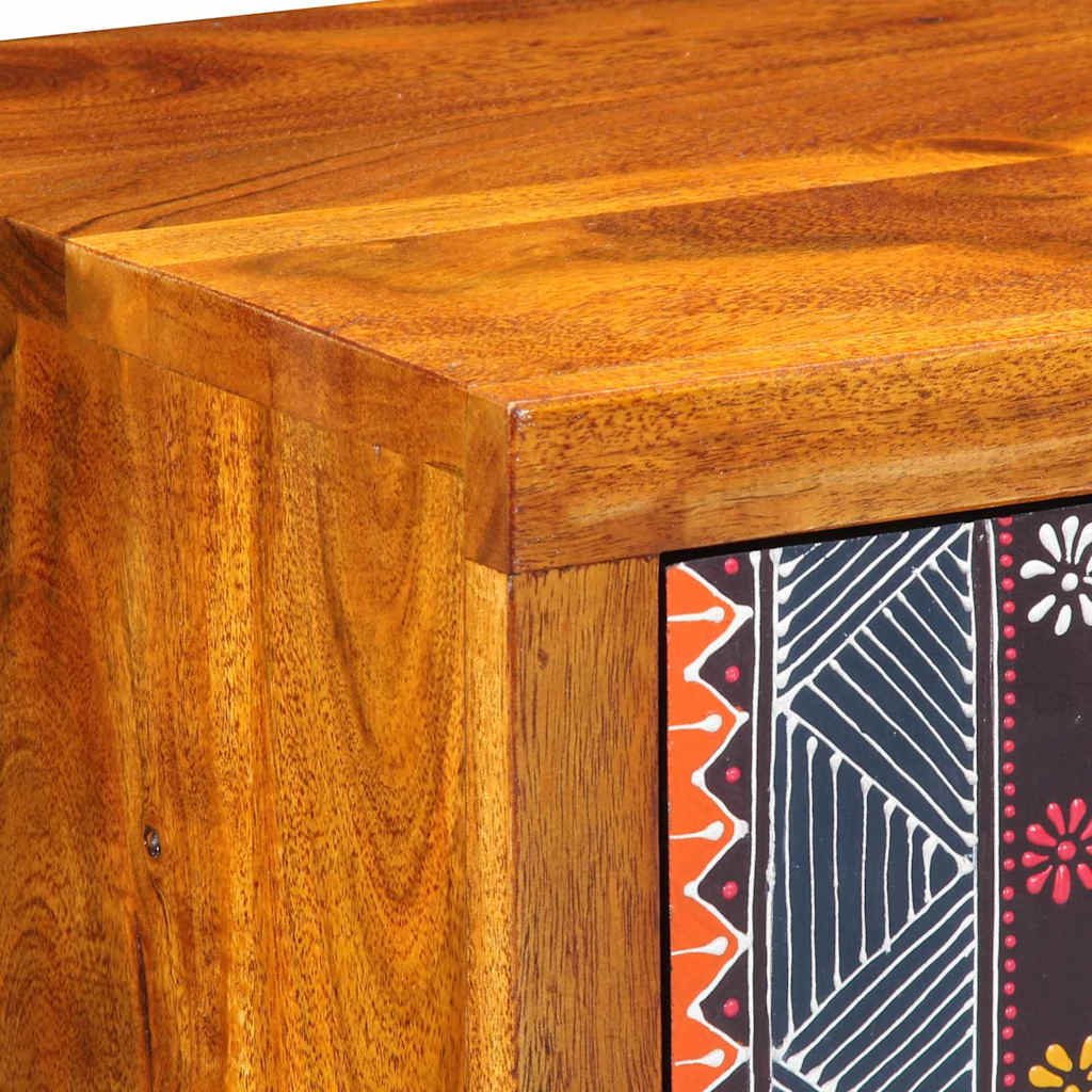 Sideboard Honigbraun 40 x 35 x 45 cm Massivholz Akazie