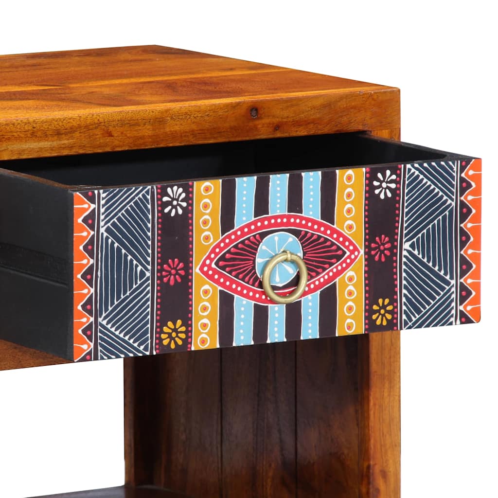 Sideboard Honigbraun 40 x 35 x 45 cm Massivholz Akazie