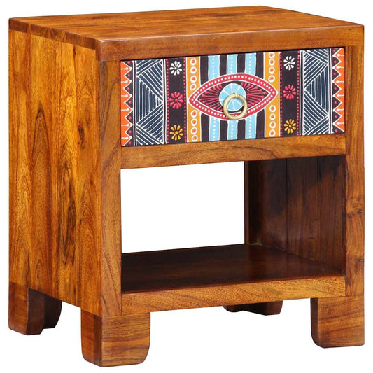 Sideboard Honigbraun 40 x 35 x 45 cm Massivholz Akazie