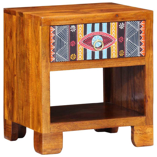 Sideboard Honigbraun 40 x 35 x 45 cm Massivholz Akazie