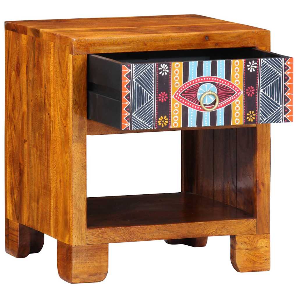 Sideboard Honigbraun 40 x 35 x 45 cm Massivholz Akazie