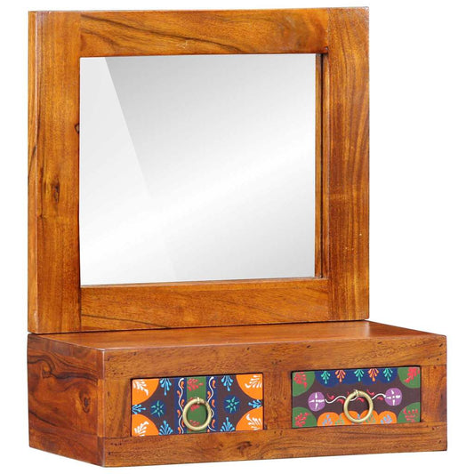 Wandschrank Braun 40 x 20 x 50 cm Massivholz Akazie