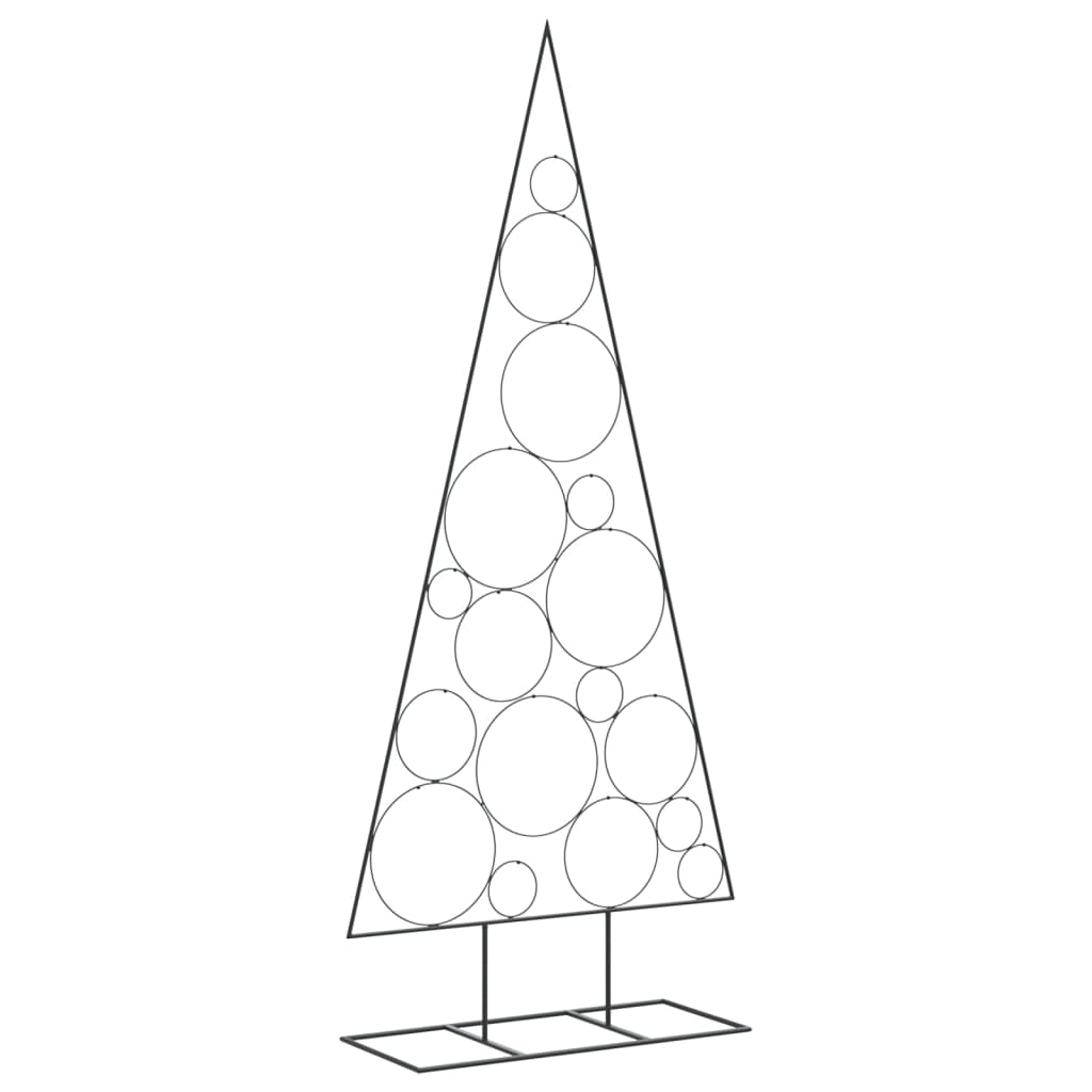 Metall-Weihnachtsbaum für Dekorationen Schwarz 180 cm