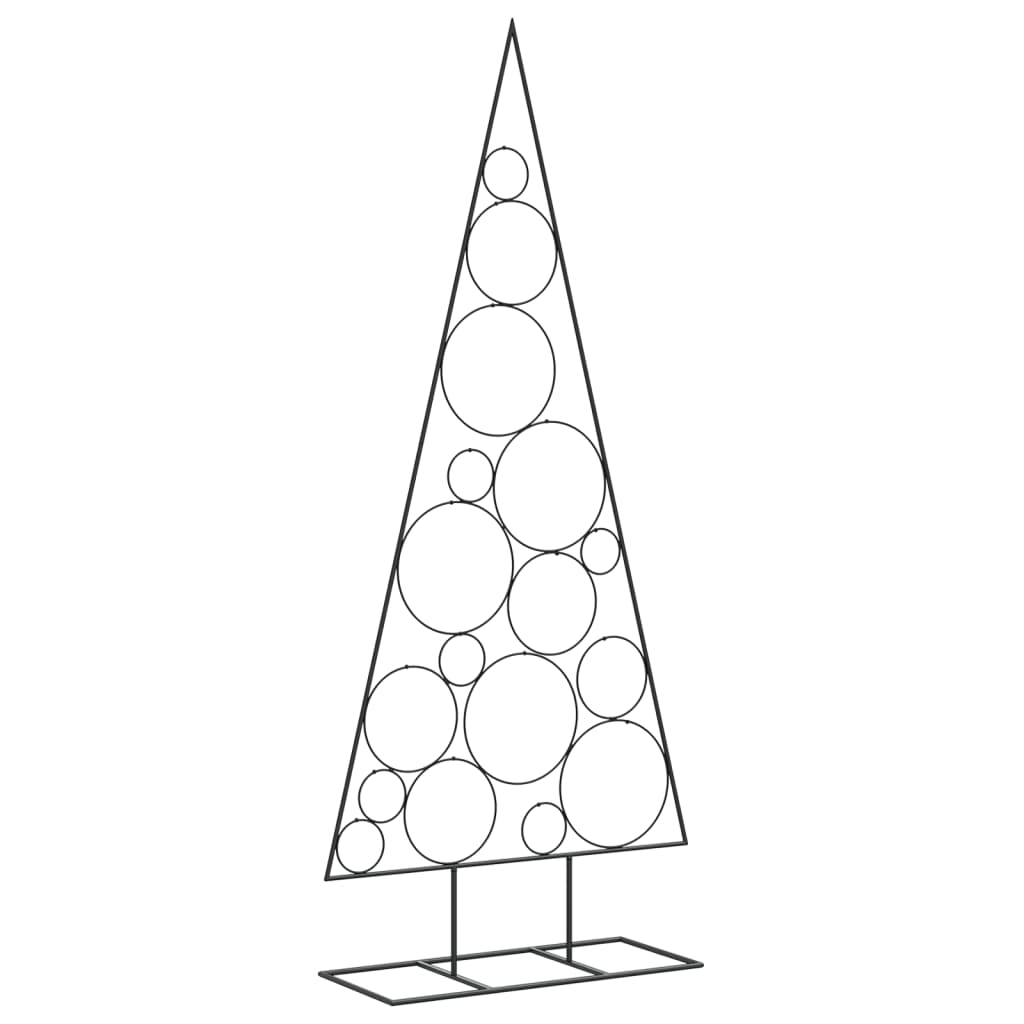 Metall-Weihnachtsbaum für Dekorationen Schwarz 180 cm