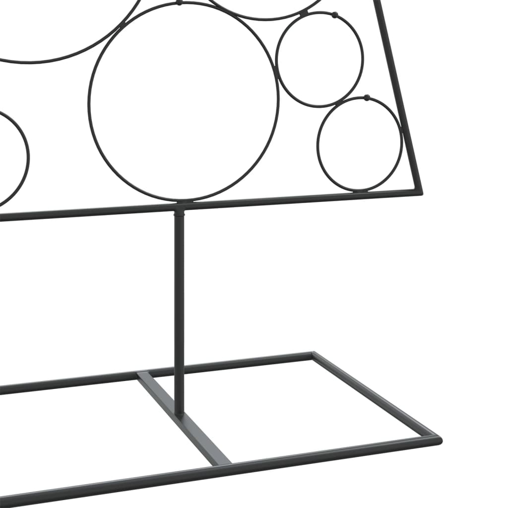 Metall-Weihnachtsbaum für Dekorationen Schwarz 180 cm