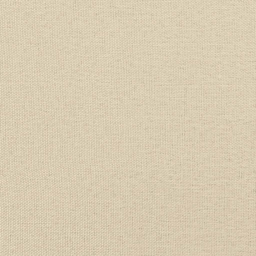 Schaukelsessel Creme 74x90x102 cm Stoff