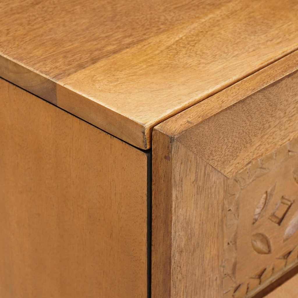 Sideboard 2 pcs Braun 60 x 33 x 75 cm massives Mangoholz