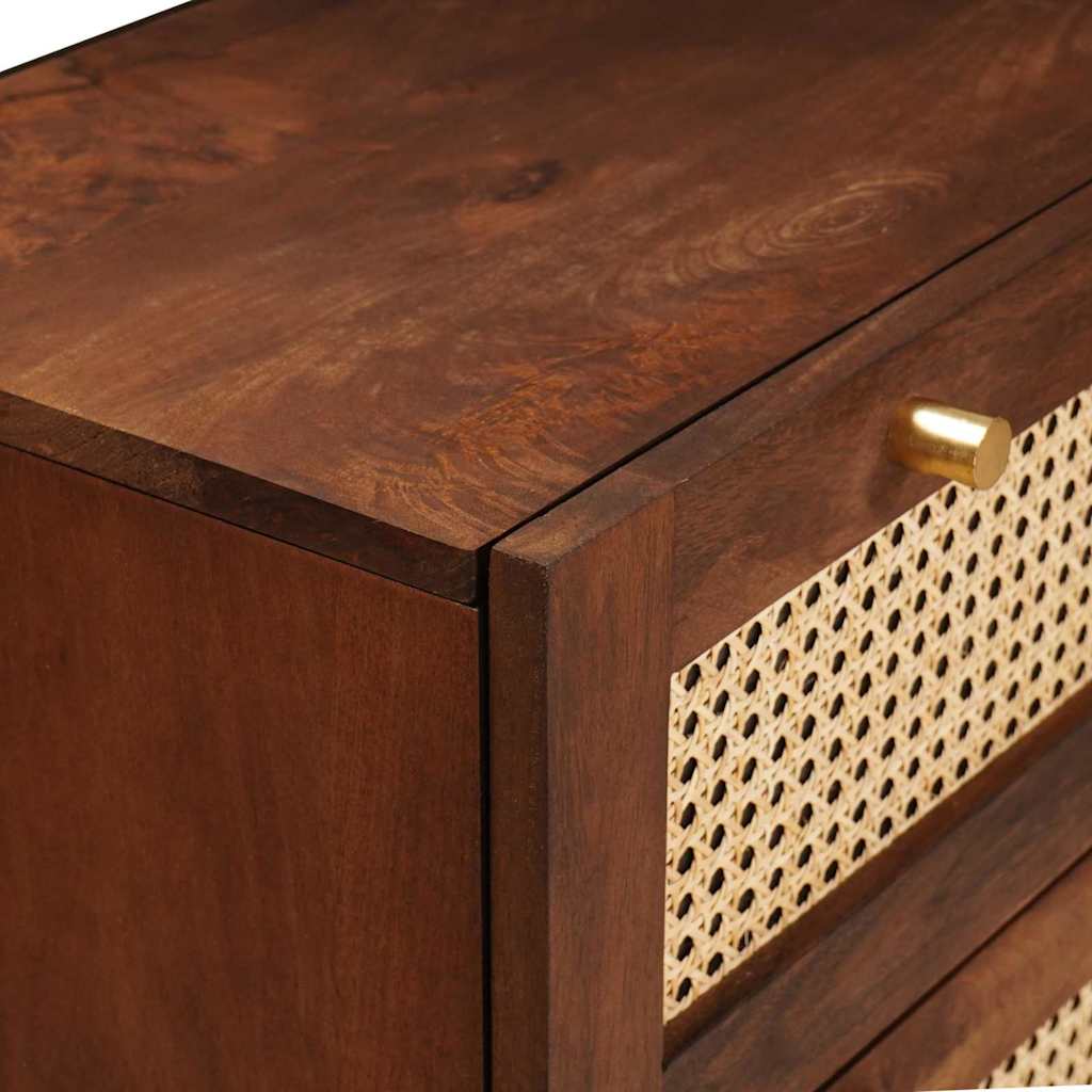 Sideboard-Set 2 pcs Braun 60 x 33.5 x 75 cm Massivholz Mango