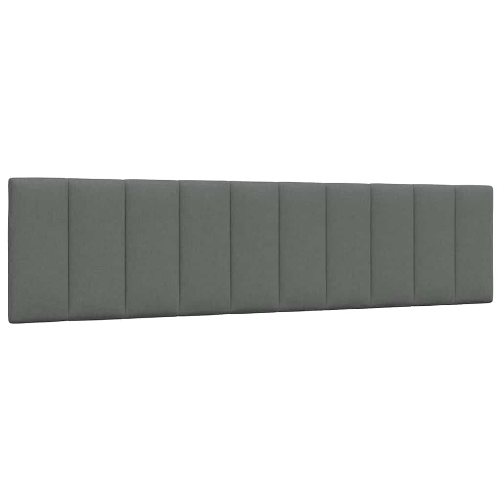 Bettgestell ohne Matratze "Hanko" Dunkelgrau 200x200 cm Stoff