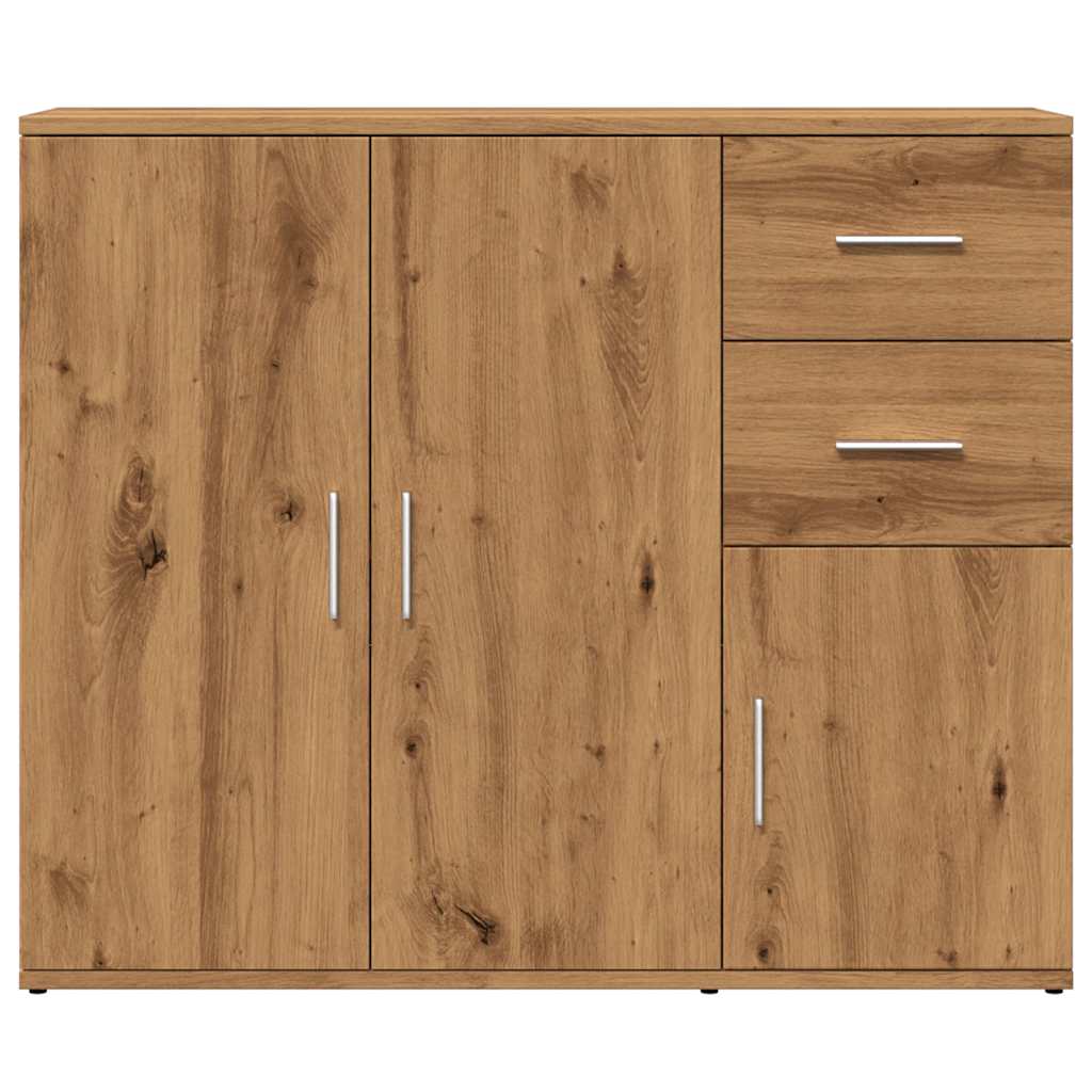 Sideboard Artisan-Eiche 91 x 29,5 x 75 cm Holzwerkstoff