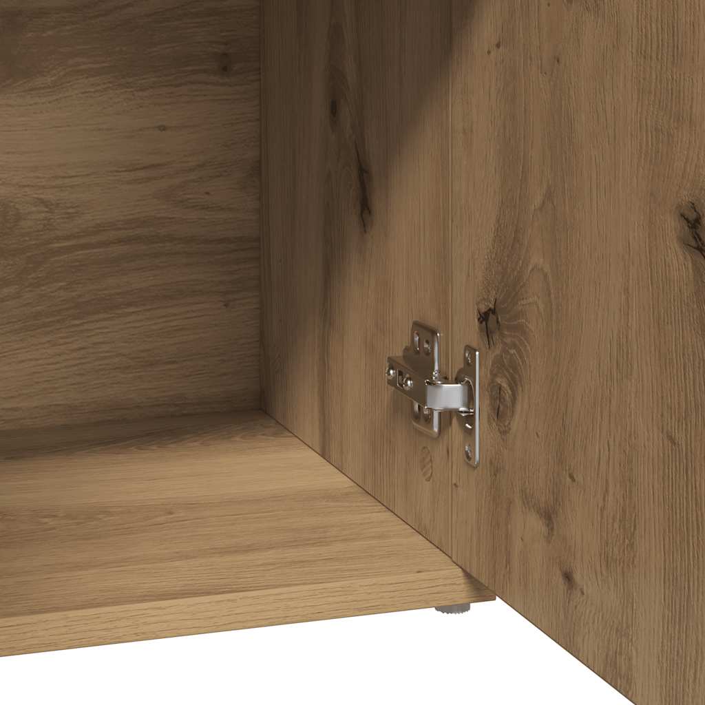 Sideboard Artisan-Eiche 91 x 29,5 x 75 cm Holzwerkstoff