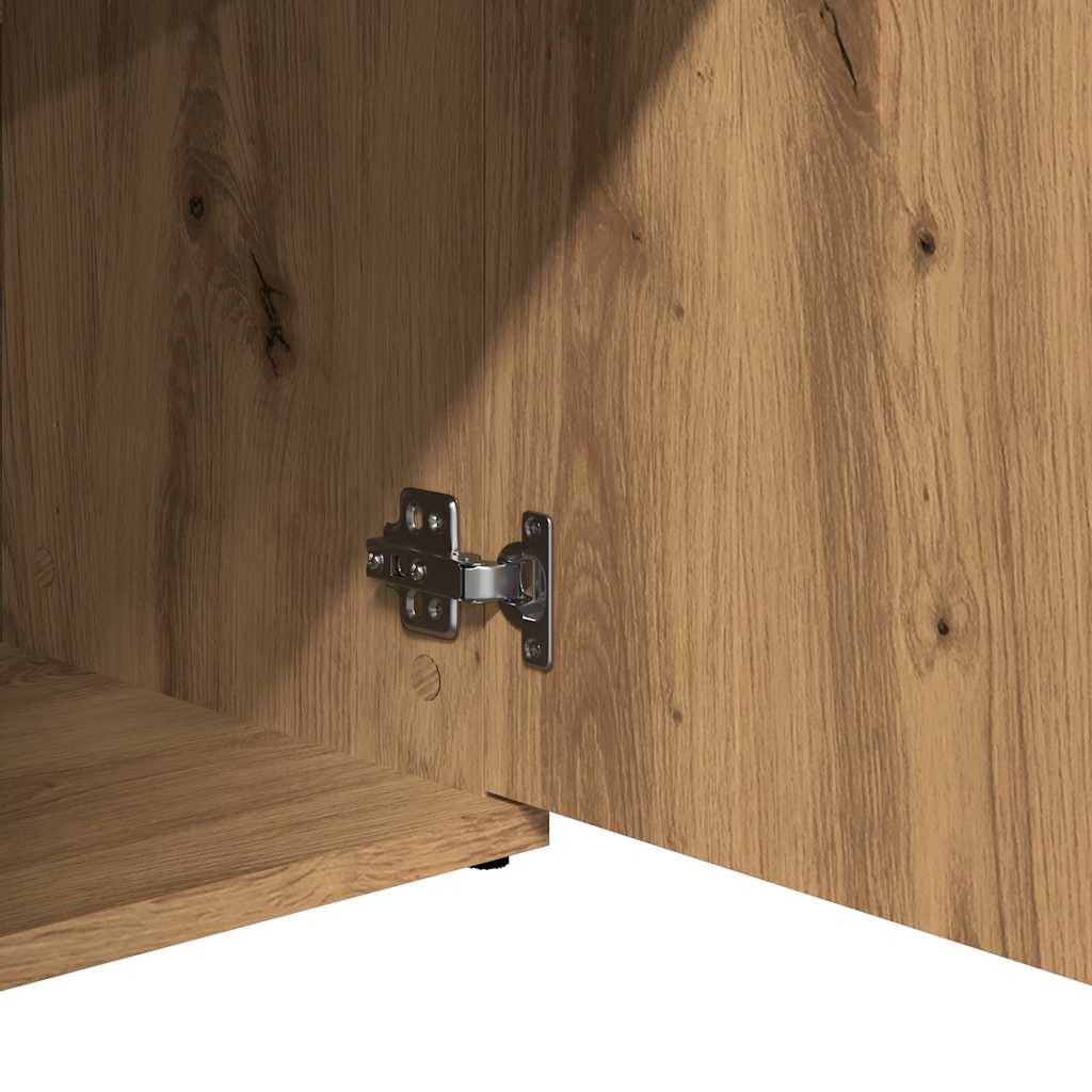 Sideboard Artisan-Eiche 91 x 29,5 x 75 cm Holzwerkstoff