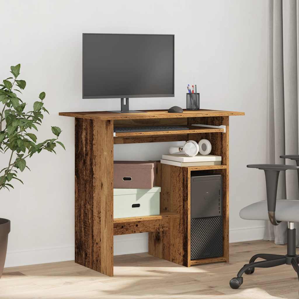 Schreibtisch Altholz-Optik 80x45x74 cm Holzwerkstoff