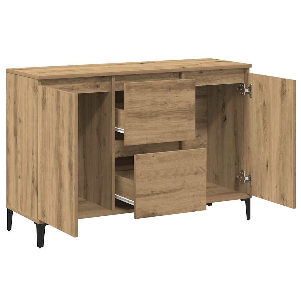 Sideboard Artisan-Eiche 102x35x70 cm Holzwerkstoff