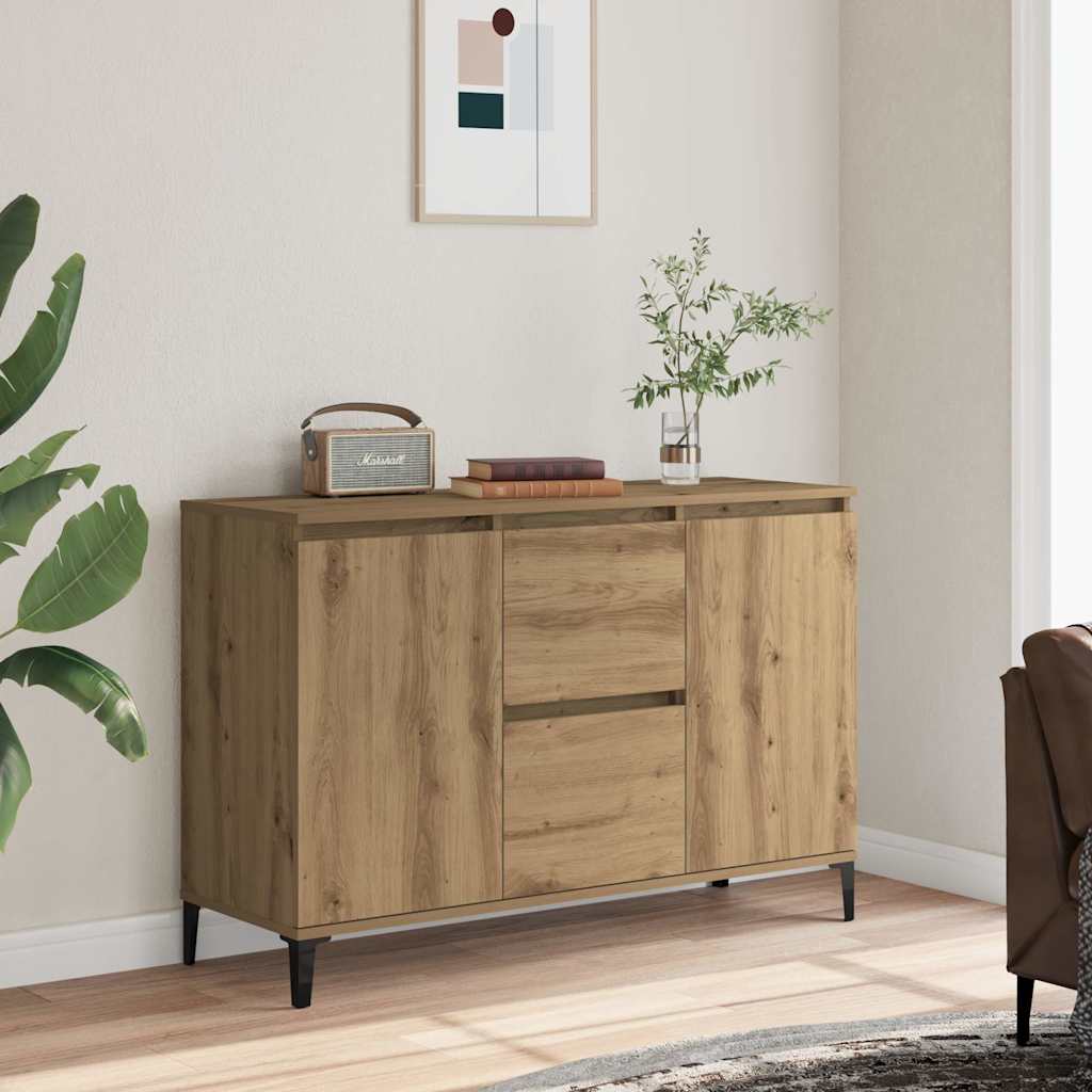 Sideboard Artisan-Eiche 102x35x70 cm Holzwerkstoff