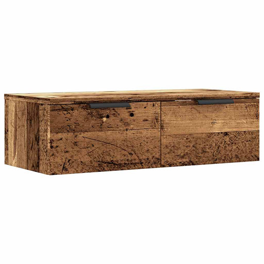 Wandschrank Altholz-Optik 68x30x20 cm Holzwerkstoff
