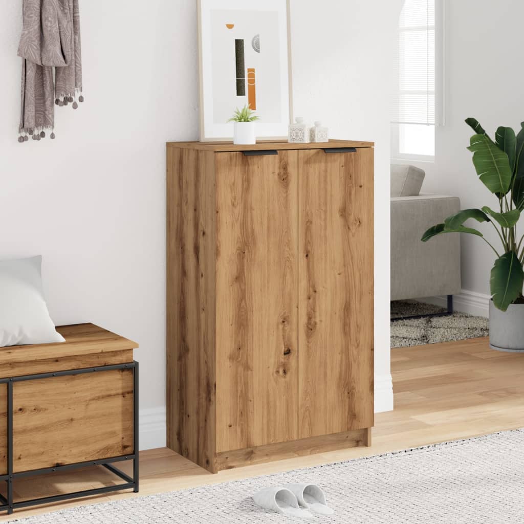 Schuhschrank Artisan-Eiche 59x35x100,5 cm Holzwerkstoff