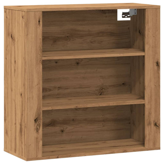Wandschrank Artisan-Eiche 80x33x80 cm Holzwerkstoff