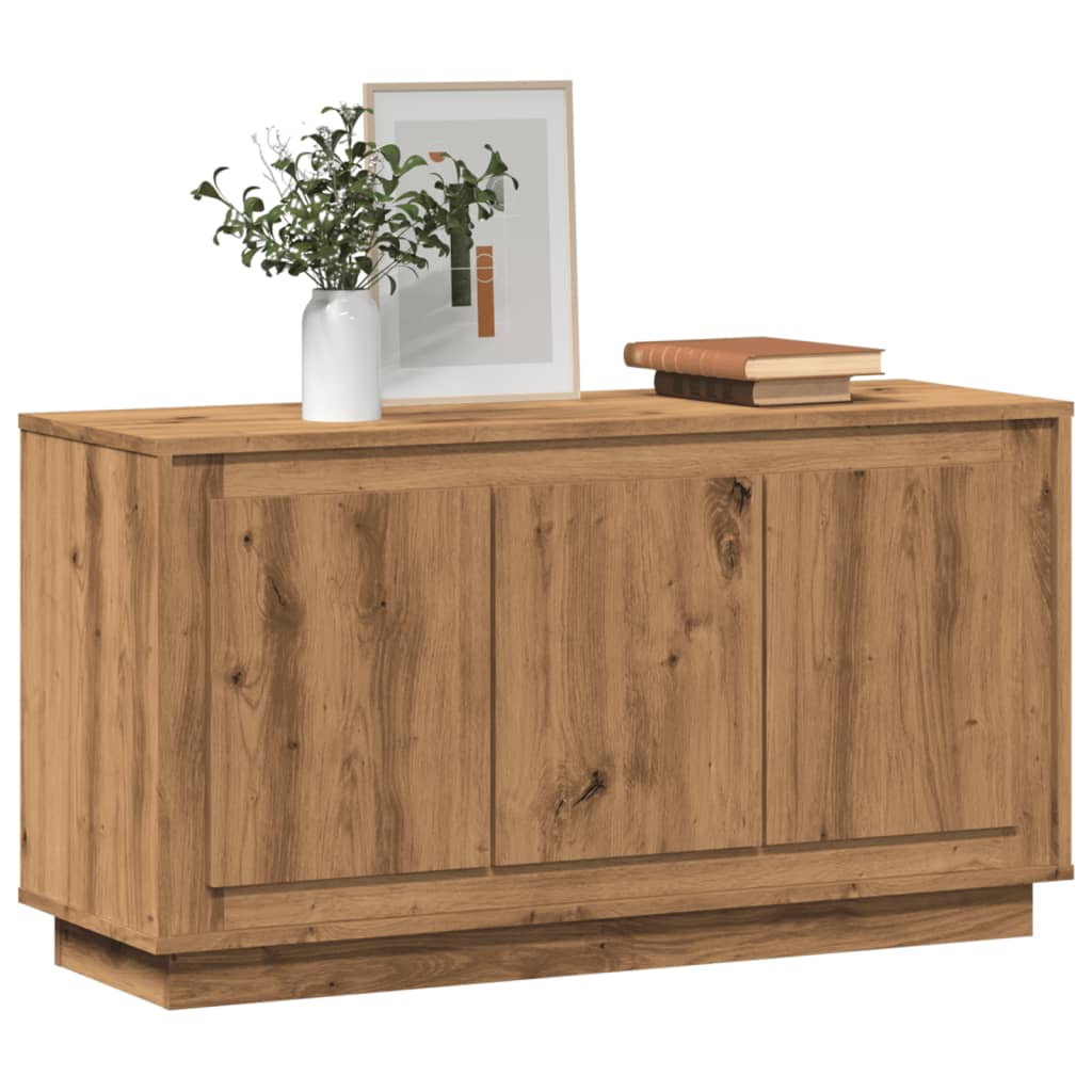 Sideboard Artisan-Eiche 102 x 35 x 55 cm Holzwerkstoff