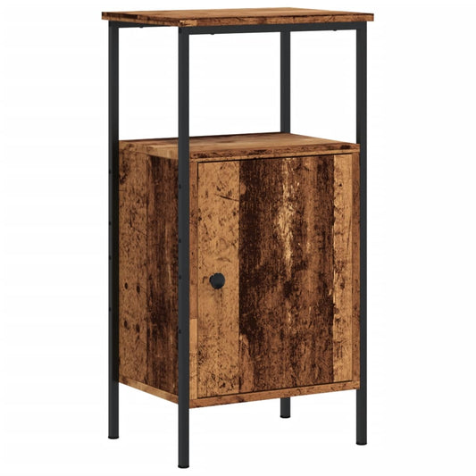 Nachttisch Altholz-Optik 41x31x80 cm Holzwerkstoff