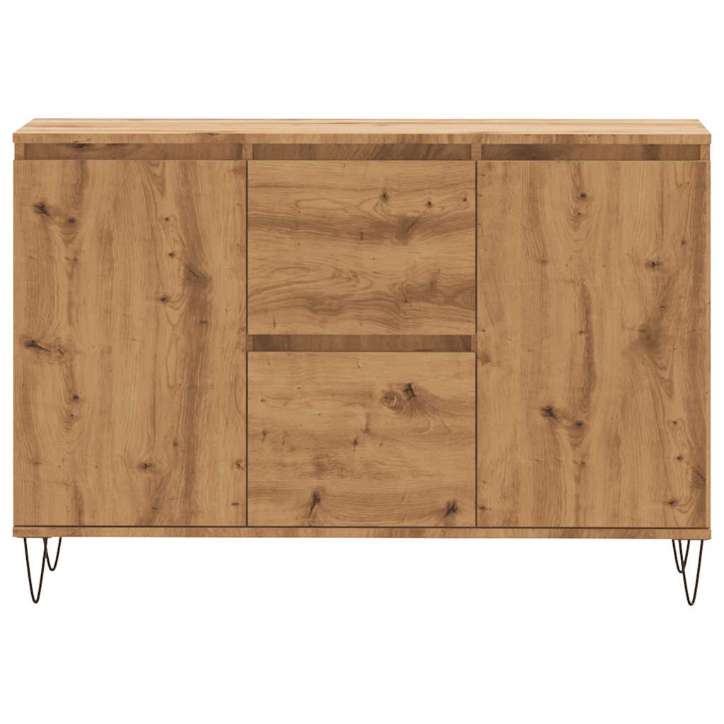 Sideboard Artisan-Eiche 101,5x35x70 cm Holzwerkstoff