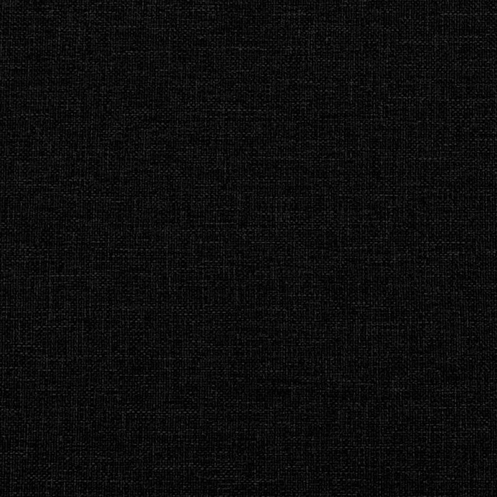 Zweisitzer-Sofa Schwarz 111 cm Stoff