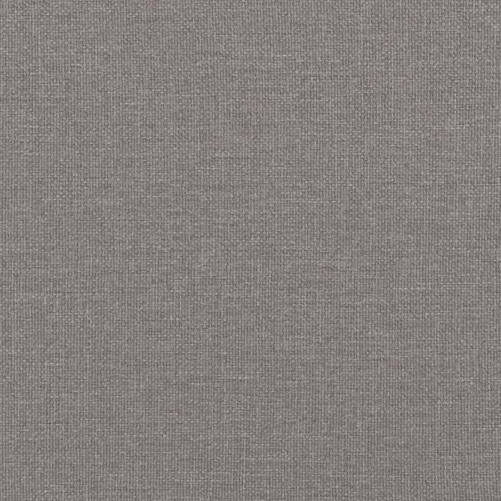 Zweisitzer-Sofa Taupe 111 cm Stoff