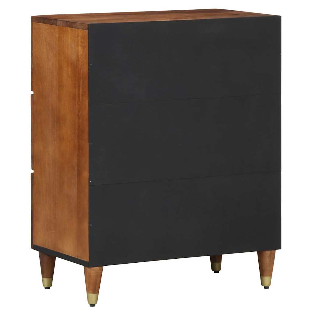 Sideboard Braun 60 x 33.5 x 75 cm Massivholz Mango
