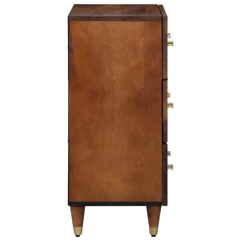 Sideboard Braun 60 x 33.5 x 75 cm Massivholz Mango