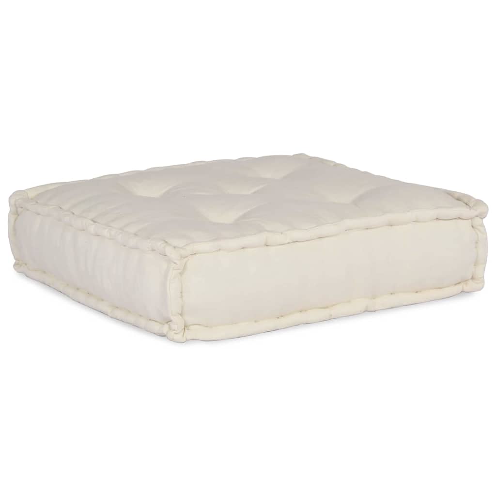 Modulares Sofa 2 pcs Creme 70 x 70 x 56 cm Stoff