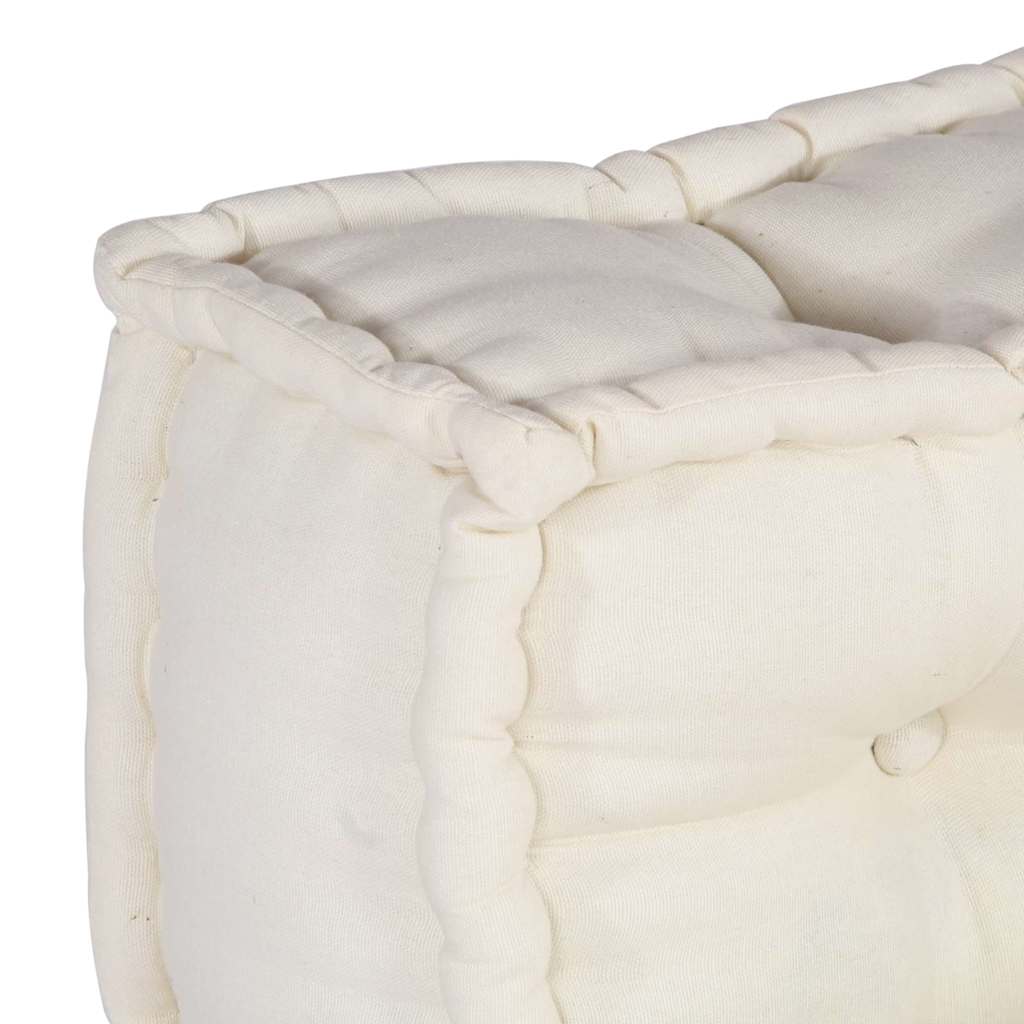Modulares Sofa 4 pcs Creme 70 x 70 x 56 cm Stoff