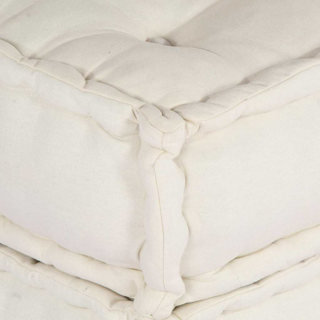 Modulares Sofa 2 pcs Creme 70 x 70 x 36 cm Stoff