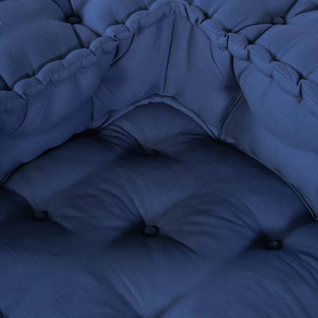 Modulares Sofa 4 pcs Indigo 70 x 70 x 56 cm Stoff