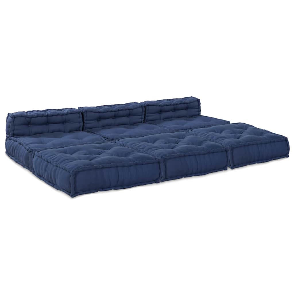 Modulares Sofa 4 pcs Indigo 70 x 70 x 56 cm Stoff