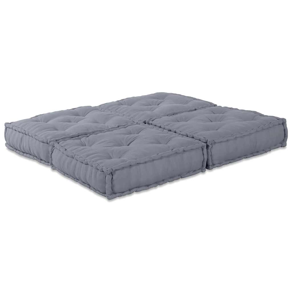 Modulares Sofa 2 pcs Grau 70 x 70 x 36 cm Stoff