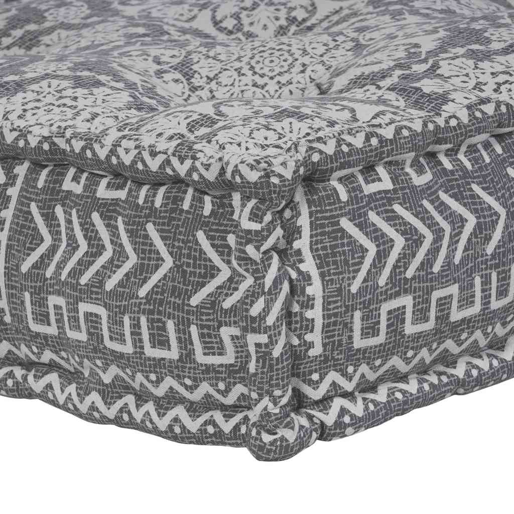 Modulares Sofa Geometrisch 3 pcs Hellgrau 70 x 70 x 56 cm Stoff