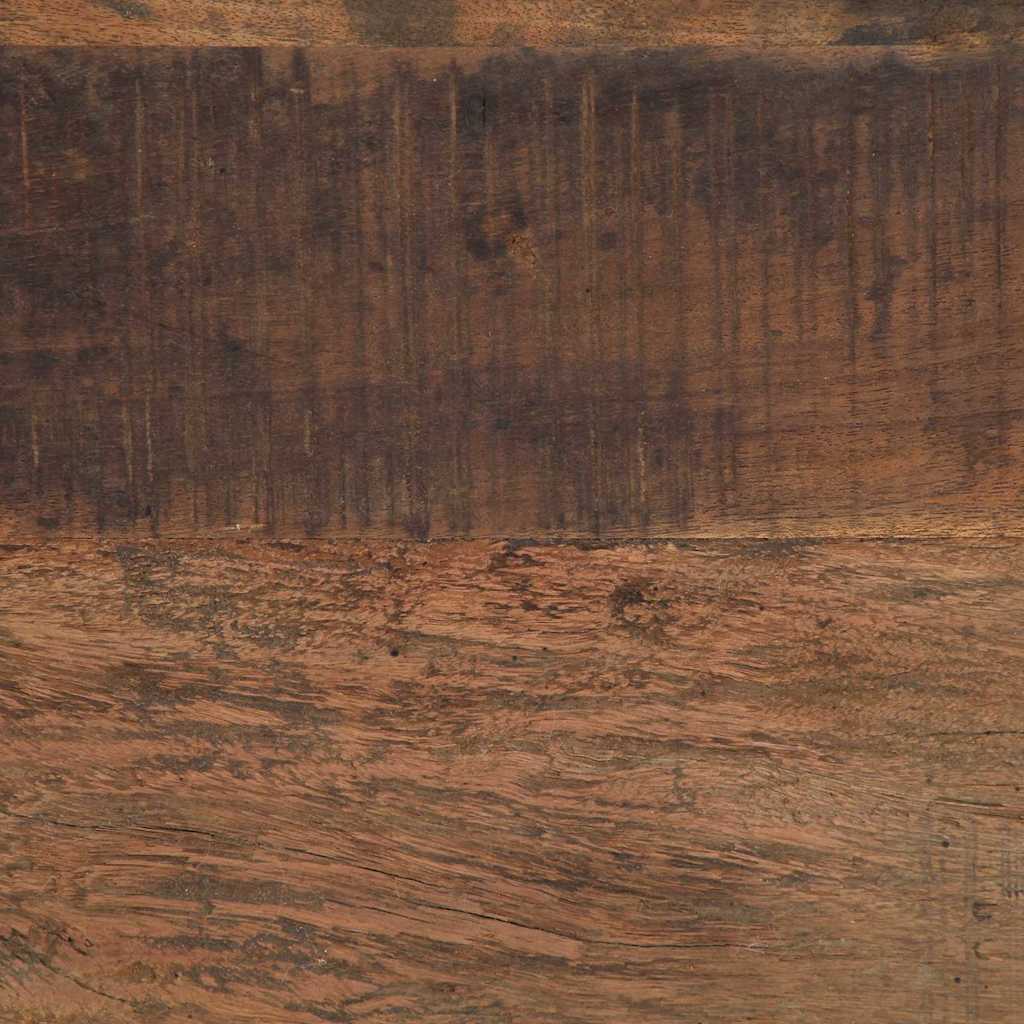 Konsolentisch Braun 110 x 35 x 76 cm Massivholz Altholz