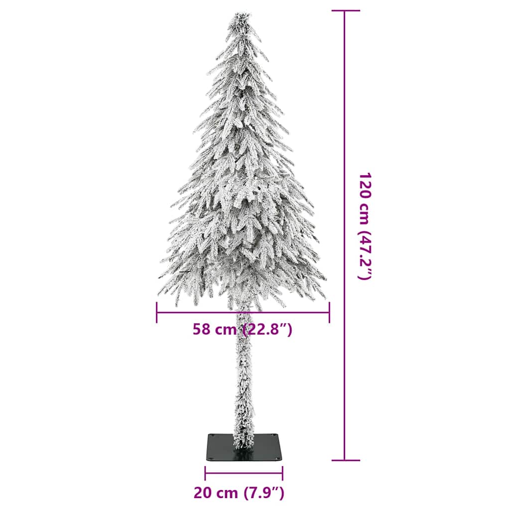 Künstlicher Weihnachtsbaum Weiß 58 x 58 x 120 cm