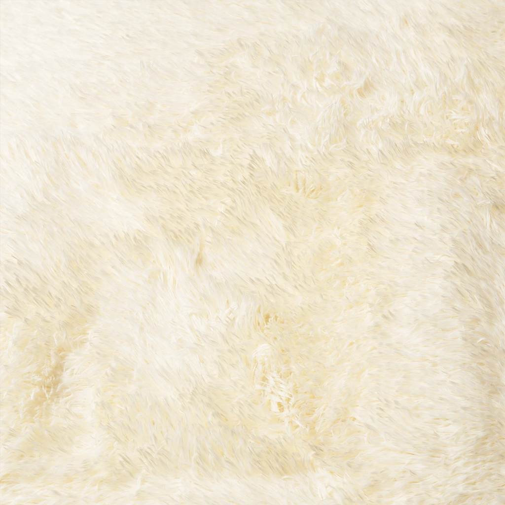 Teppich Shaggy Hochflor NAVARRA Creme 240x340 cm Polyester