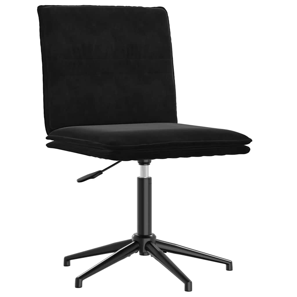 Esszimmerstühle 4 Stk. Schwarz Samt