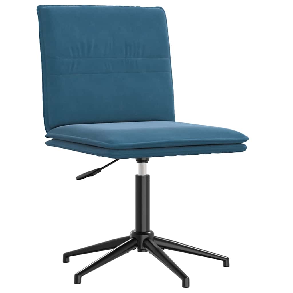 Esszimmerstühle 4 Stk. Blau Samt