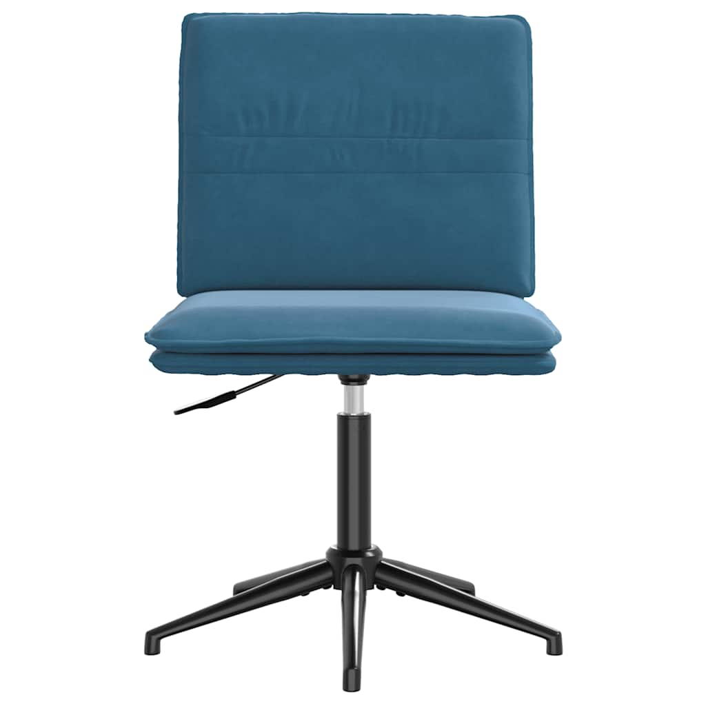 Esszimmerstühle 4 Stk. Blau Samt