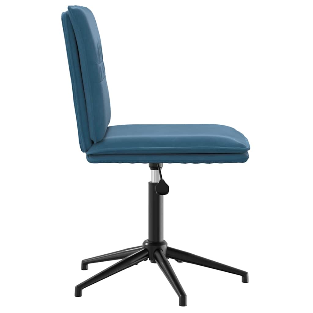 Esszimmerstühle 4 Stk. Blau Samt