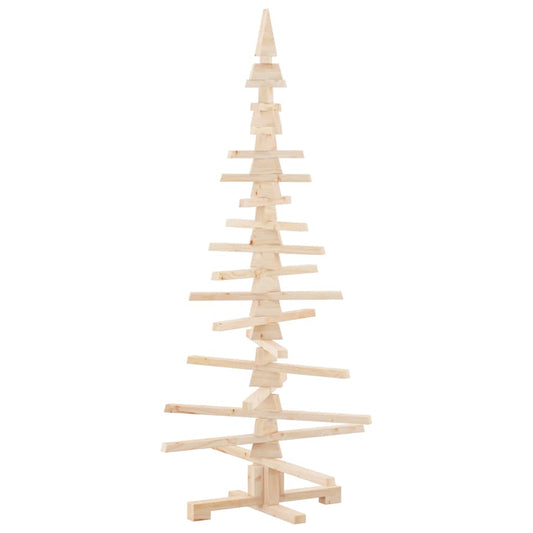 Holz-Weihnachtsbaum zur Dekoration 150 cm Massivholz Kiefer